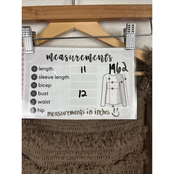 Mable Tulle Off The Shoulder Womens Top Sz Small Ethereal Whimsy Balletcore Boho - Picture 9 of 9